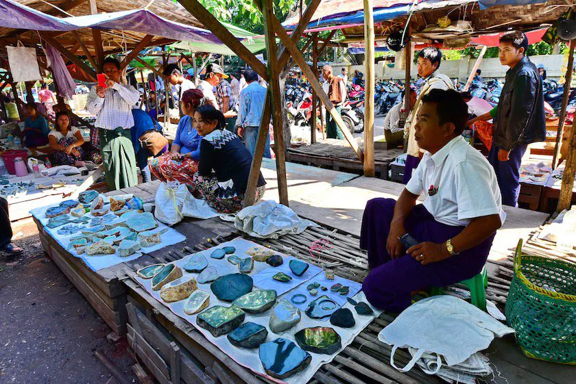 Myanmar jade market