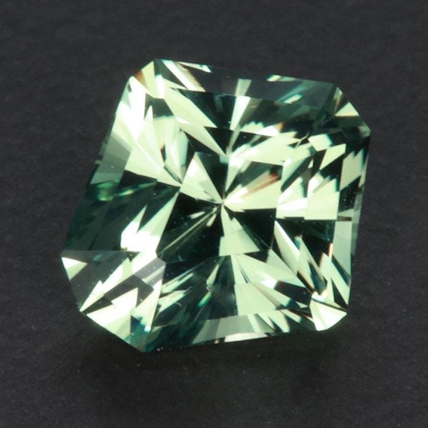 shield-cut green sapphire - Eldorado Bar