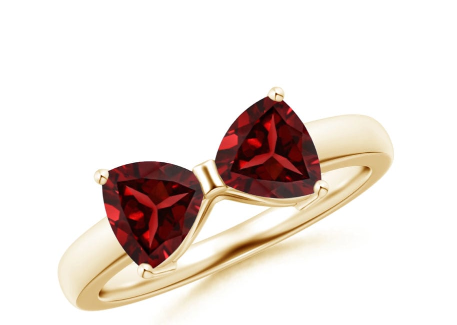 trillion Cut Garnet Angara