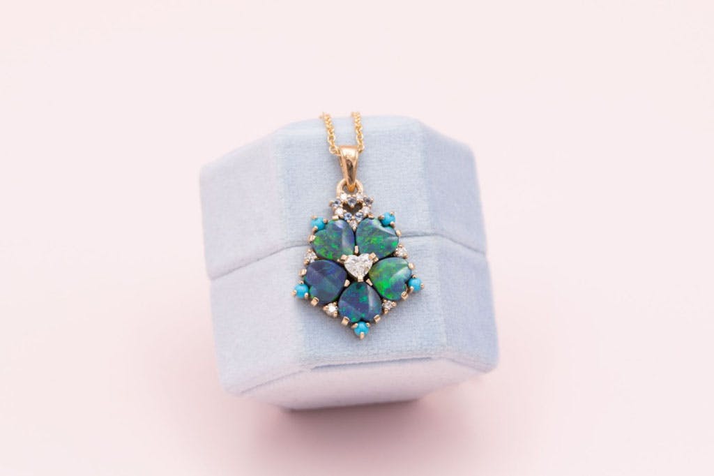 soft gems pendant custommade
