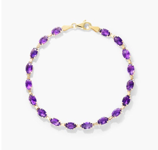 amethyst line bracelet james allen