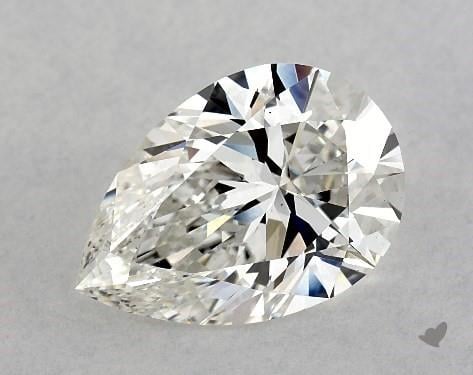 Lab-Created 3.00 Carat pear diamond James Allen