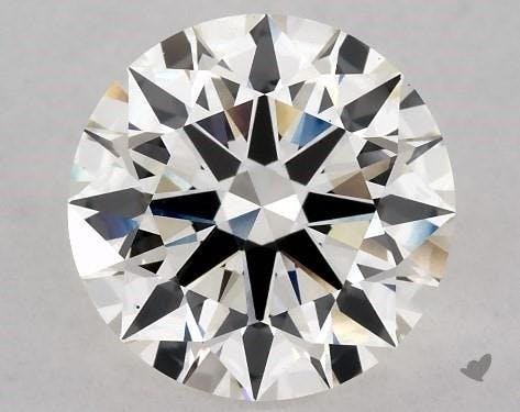 Lab-Created 3.12 Carat round diamond James Allen