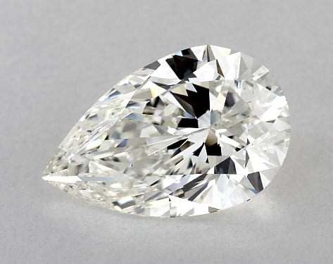 Lab Grown 3.00-Carat Pear Cut Diamond Blue Nile