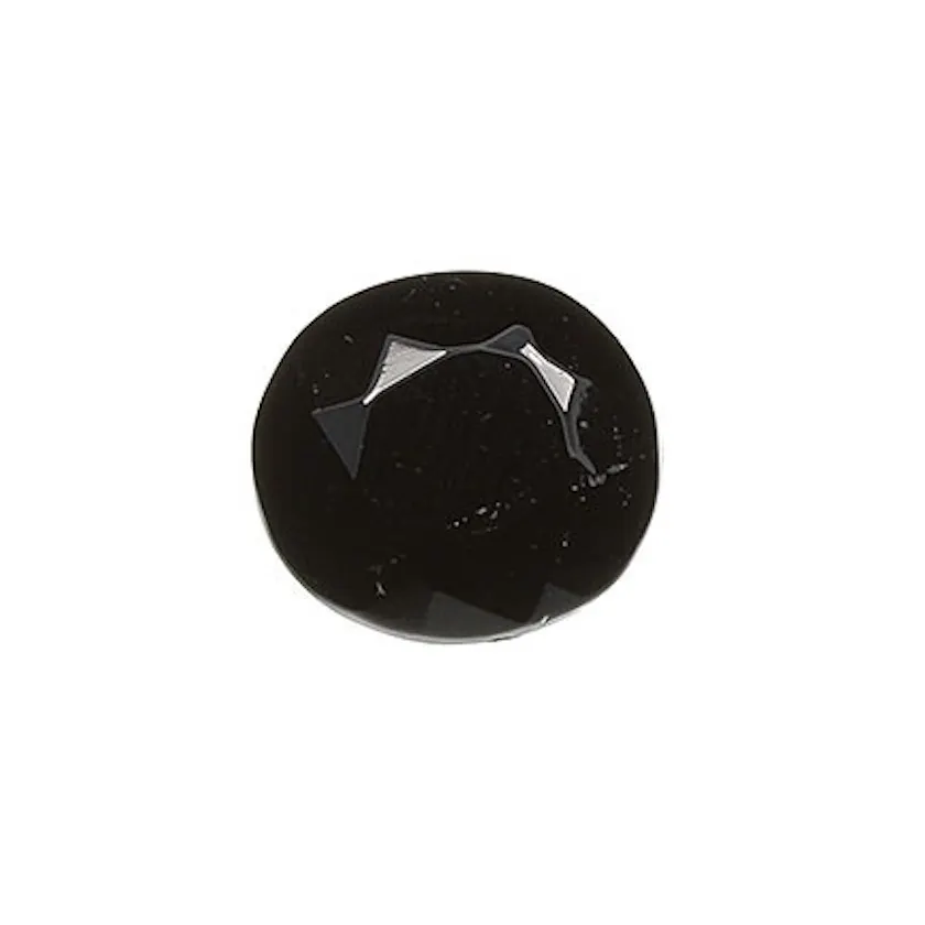 roval-cut schorl tourmaline - black gemstones