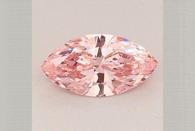 0.62 lab-grown pink diamond
