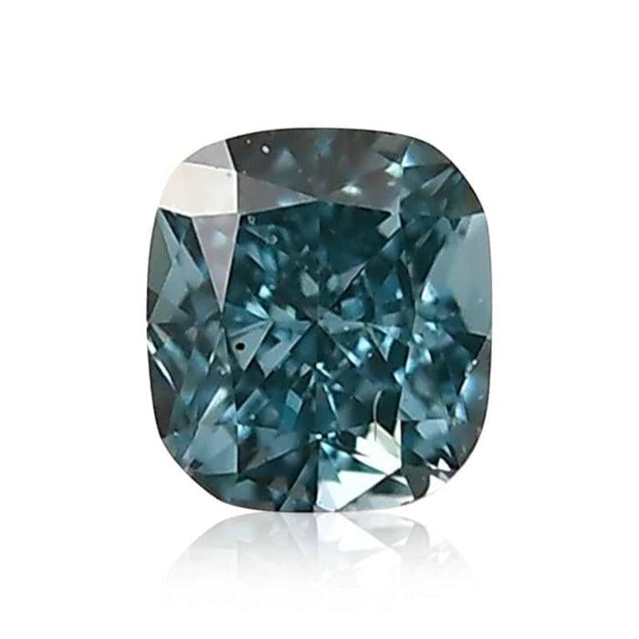 0.10 Blue VS2 Fancy Color Cushion Diamond Brian Gavin