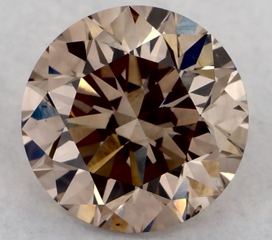 1.08 Carat brown round diamond James Allen