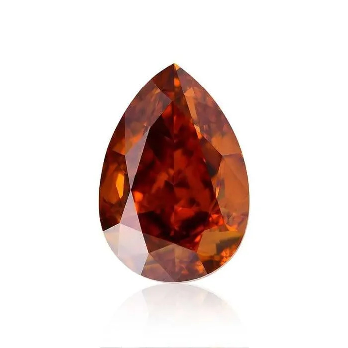 0.66 ct. Fancy Deep Brownish Orange diamond. brian gavin