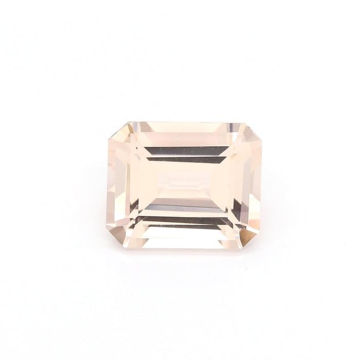 5.07 ct Octagon Orangy pink Morganite Brian Gavin