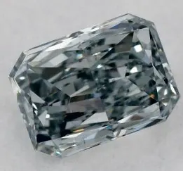0.50 Carat Blue SI1 Radiant Diamond James Allen