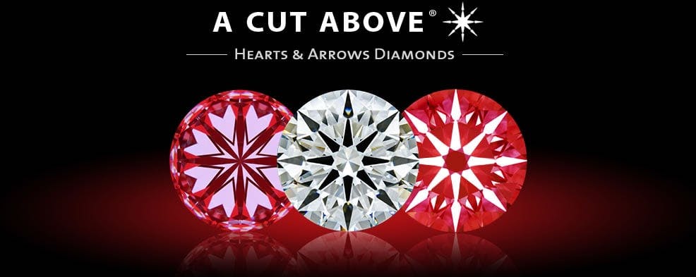 A CUT ABOVE Hearts and Arrows Diamonds
