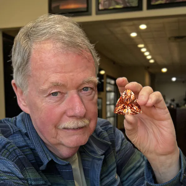 Cutting a 294-ct Trilliant Morganite: An Interview with Steve Moriarty