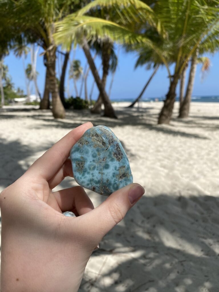 pectolite (Larimar) - Dominican Republic