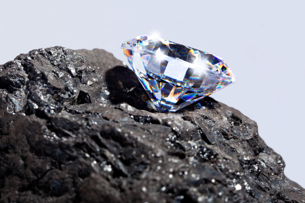 The stunning brilliance of a diamond.