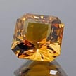 Modified Barion Square Cut Madeira Citrine