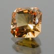 Square Brilliant Cut Imperial Topaz