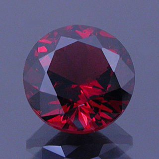 Modified Round Brilliant Cut Malaya Garnet