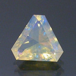 Cut Cornered Radiant Triangle Cut Andamooka Opal
