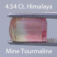 Rough version of Bi-Color Tourmaline Cut Tourmaline