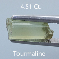 Rough version of Emerald Cut Tourmaline