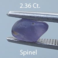 Rough version of Fankcy Round Brilliant Cut Spinel