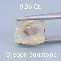 Rough version of Custom Hexagon Cut Sunstone