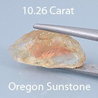 Rough version of Custom Barion Diamond Cut Sunstone