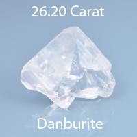 Rough version of Custom Triangle Cut Danburite