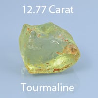 Rough version of Custom Bullet Shape Cut Tourmaline