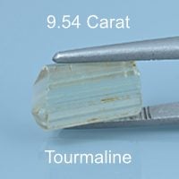Rough version of Custom Brilliant Emearld Cut Tourmaline