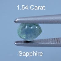 Rough version of Barion Square Cut Sapphire