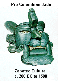 Pre-Colombian Jade - Zapotec Culture c. 200 BC to 1500