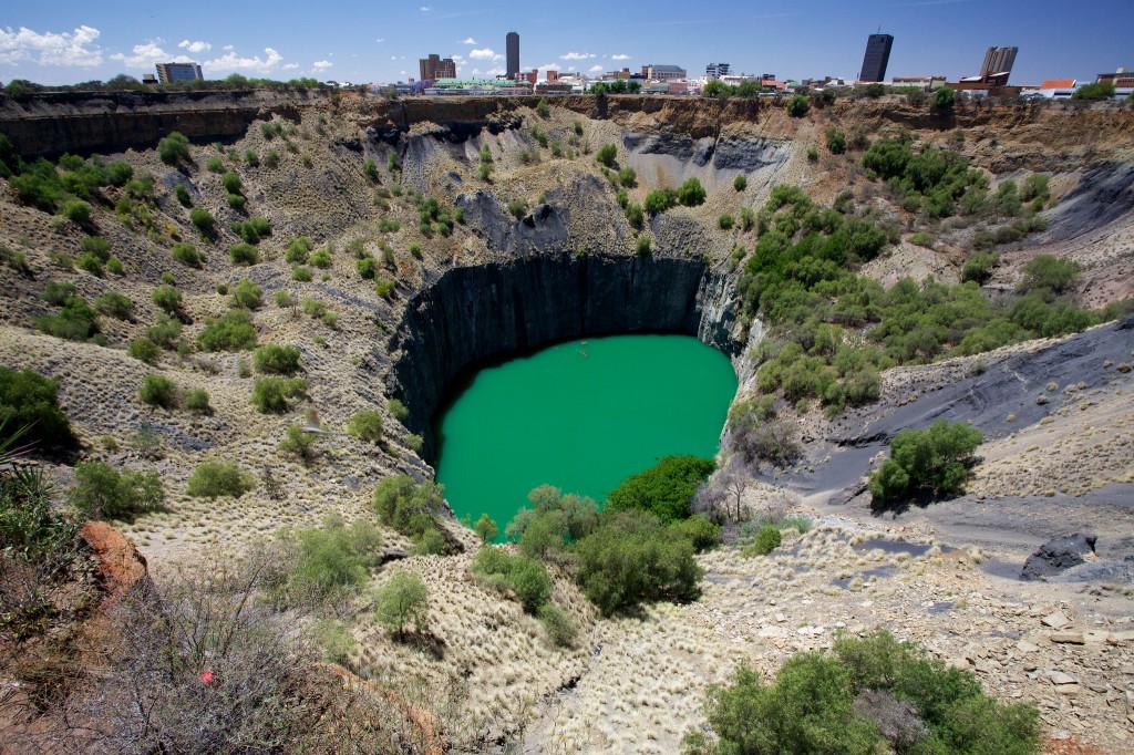 diamond myths - Kimberly Diamond Mine, South Africa