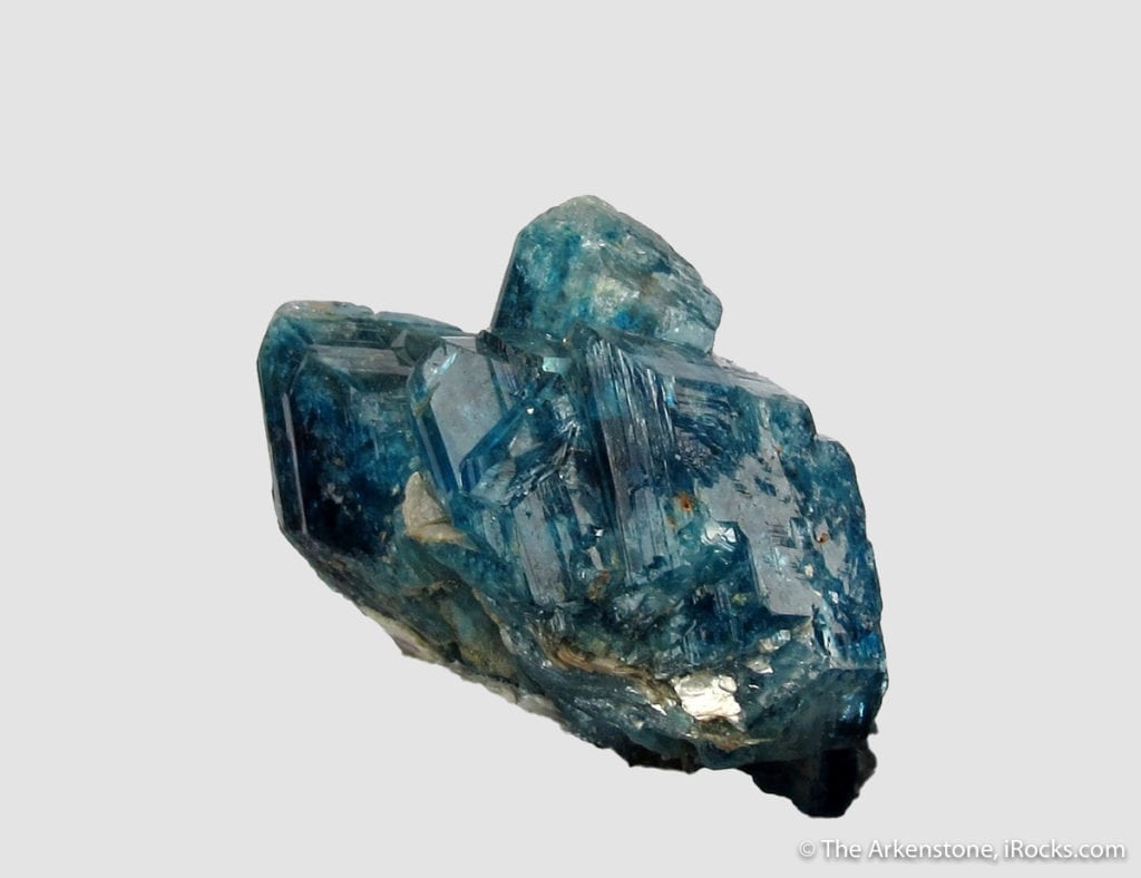 blue euclase crystals - Zimbabwe