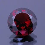 Round Brilliant Cut Malaya Garnet