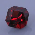 Fancy Square Brilliant Cut Namanga Garnet