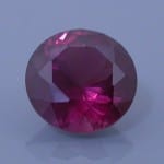 Portuguese Brilliant Cut Rhodolite Garnet