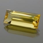 Baguette Cut Yellow Beryl