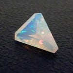 Elongated Step Triangle Cut Opal