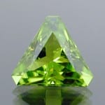 Fancy Barion Triangle Cut Peridot