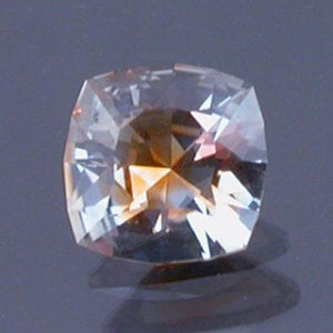 Brilliant Square Cushion Cut Bi-Color Sapphire