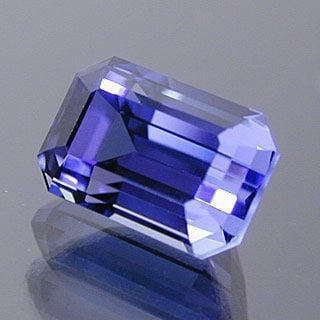 Emerald Cut Tanzanite, Tanzania, 0.82 cts - International Gem Society