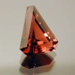 Elongated Step Triangle Cut Rubellite Tourmaline