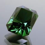 Rectangular Brilliant Cut Tourmaline