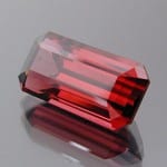 Elongated Emerald Cut Cut Rubellite Tourmaline