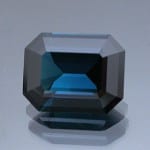 Modified Emerald Cut Indicolite Tourmaline