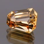 Custom Bullet Shape Cut Imperial Topaz