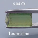 Rough version of Zig Zag Emerald Cut Tourmaline