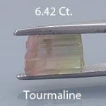 Rough version of Fancy Emerald Cut Tourmaline